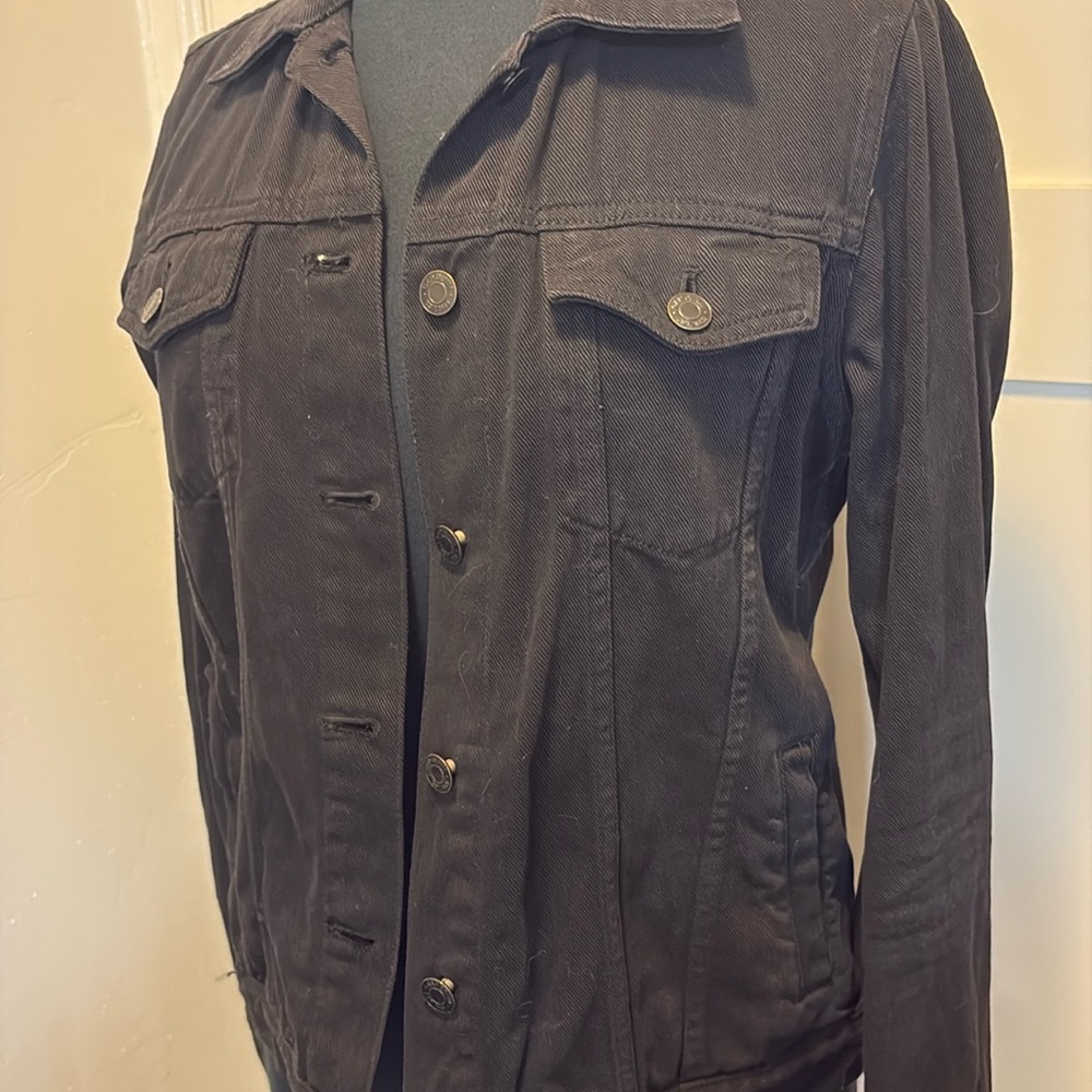 Gap Black Denim Jacket - image 3